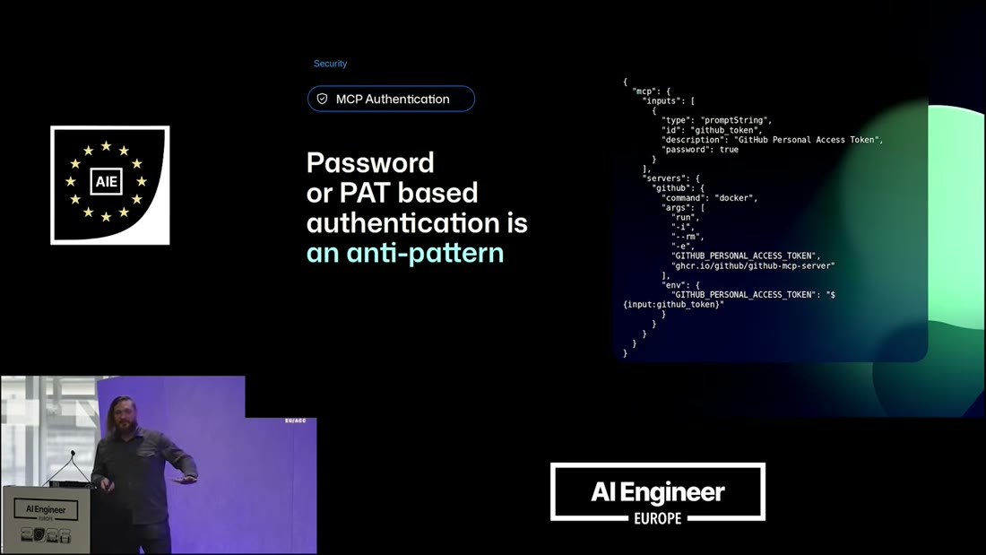 Password or PAT based authentication is an anti-pattern
